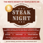 Men's Society: Steak Night
