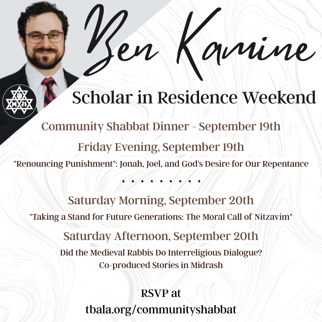 Kamine Scholar in Residence Community Shabbat Dinner