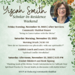 Yiscah Smith Scholar in Residence Community Shabbat Dinner