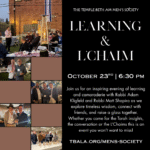 Men's Society: Learning and L'Chaim