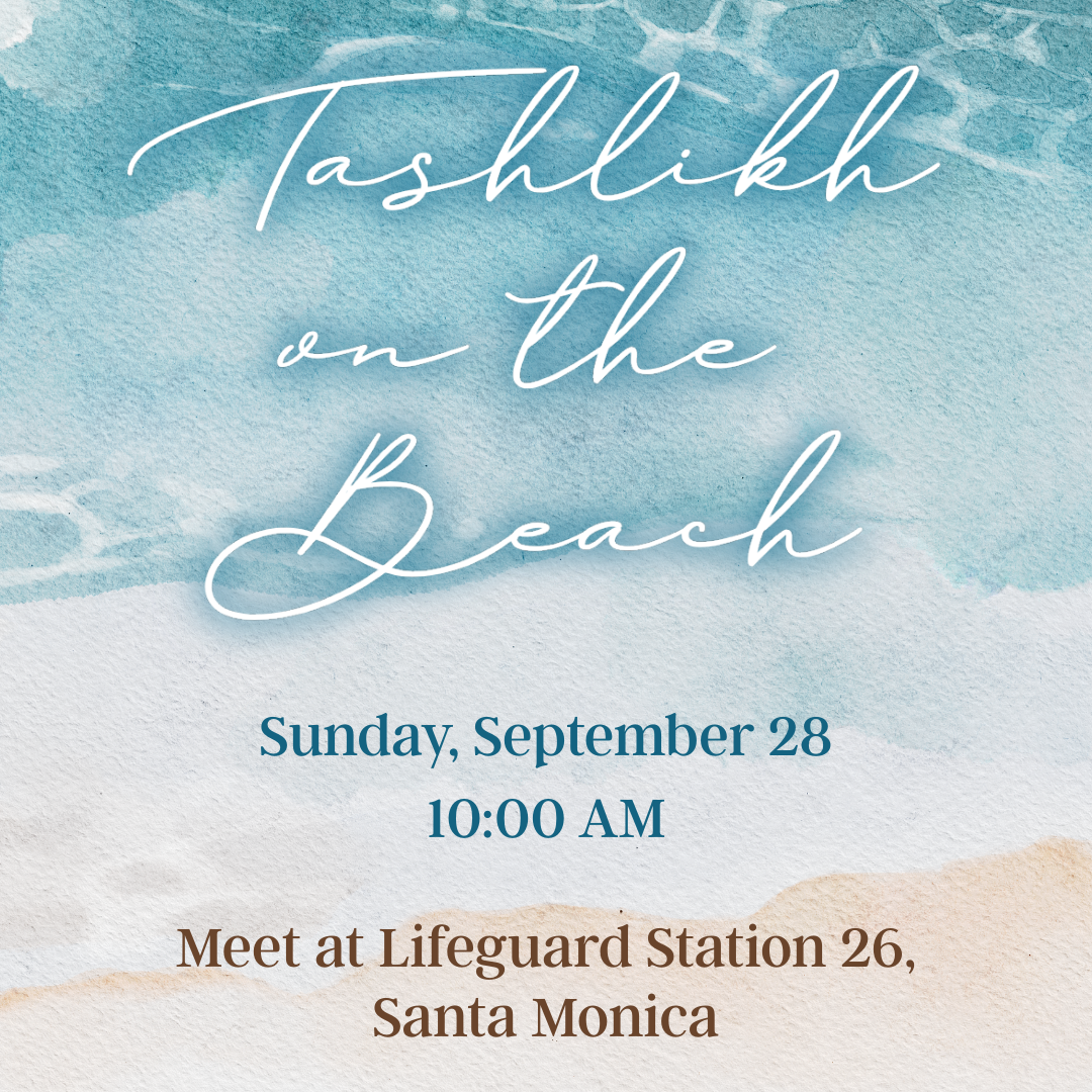 Tashlikh on the Beach