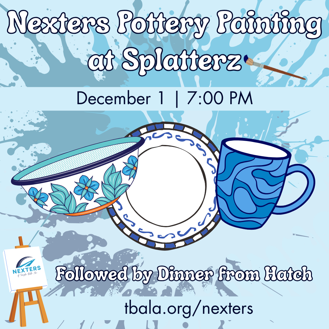 Nexters Pre Hanukkah Craft Night & Dinner at Splatterz