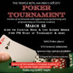 Men's Society Poker Night