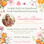 Torah Fund Lunch Honoring Sandra Braun