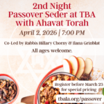 2nd Night Seder at TBA