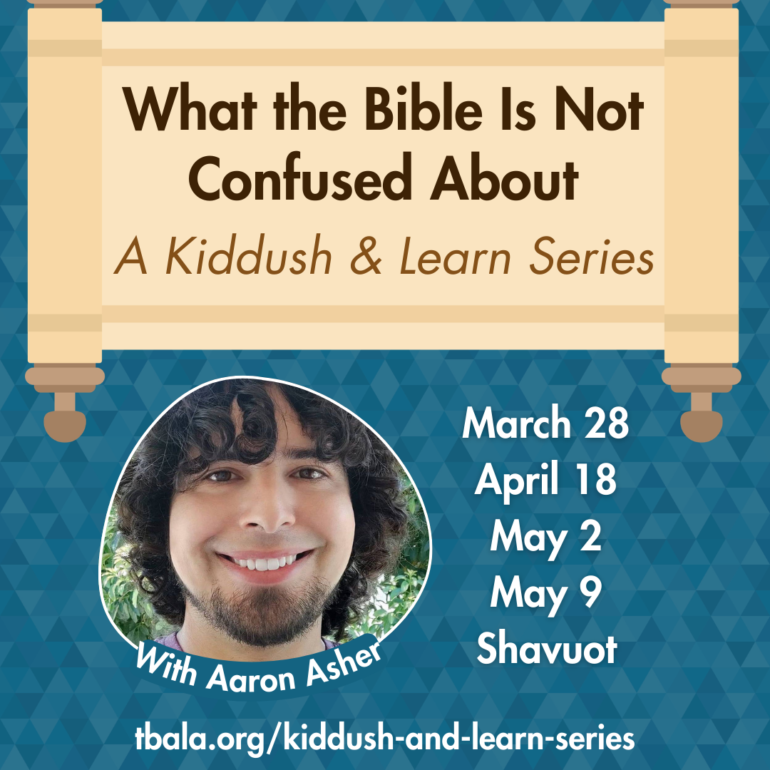 Kiddush & Learn Series: What the Bible is Not Confused About