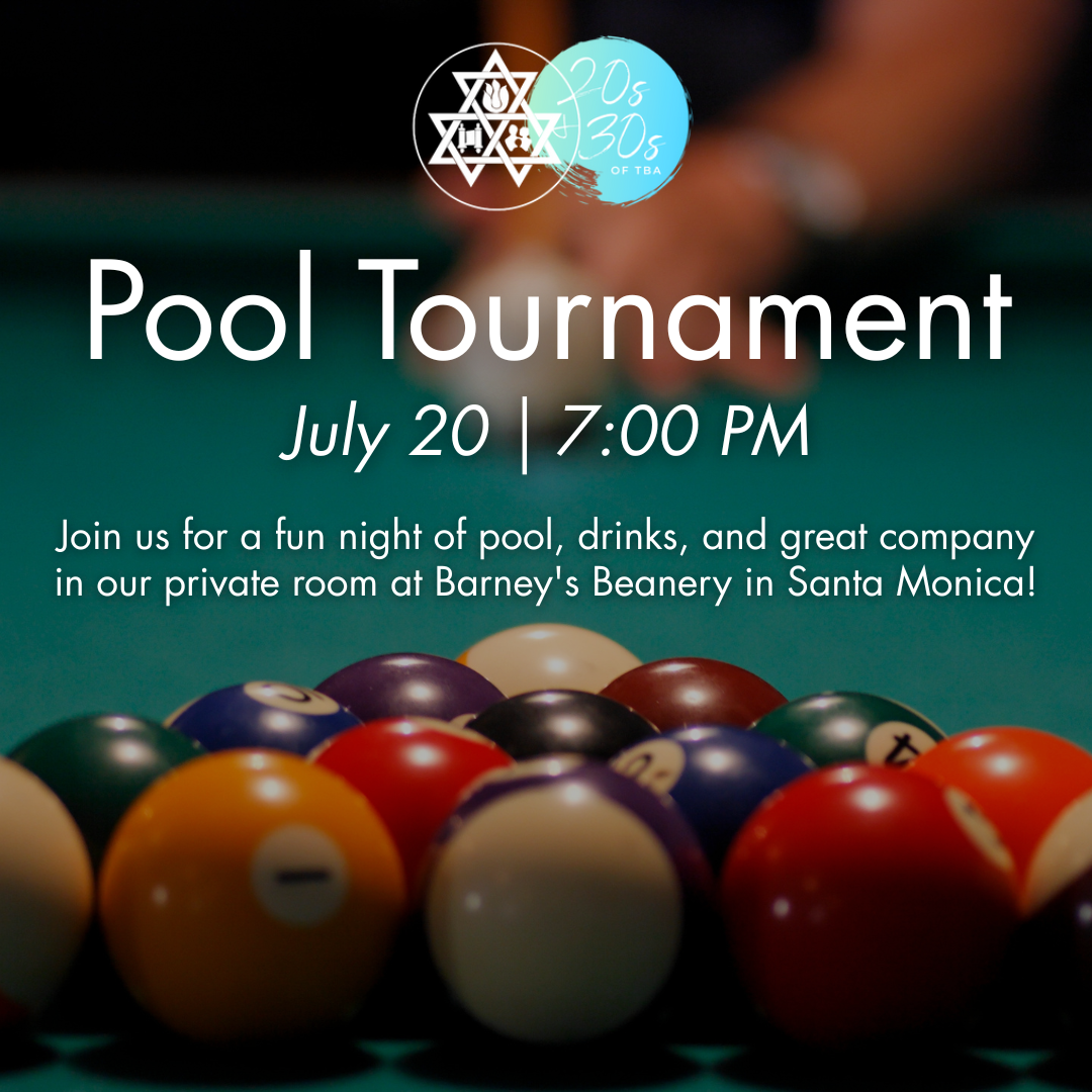 20s-30s Pool Tournament