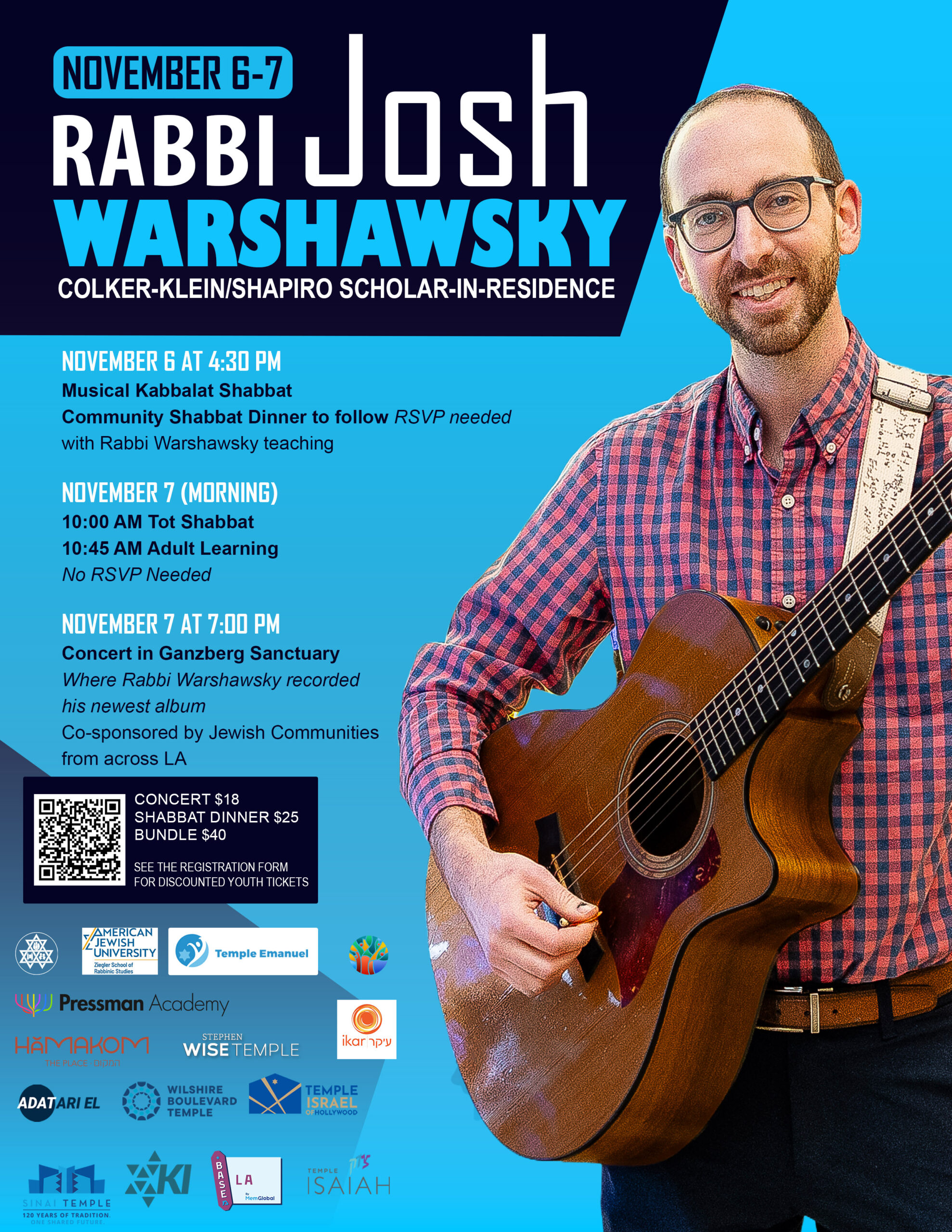 Community Shabbat Dinner with Rabbi Josh Warshawsky